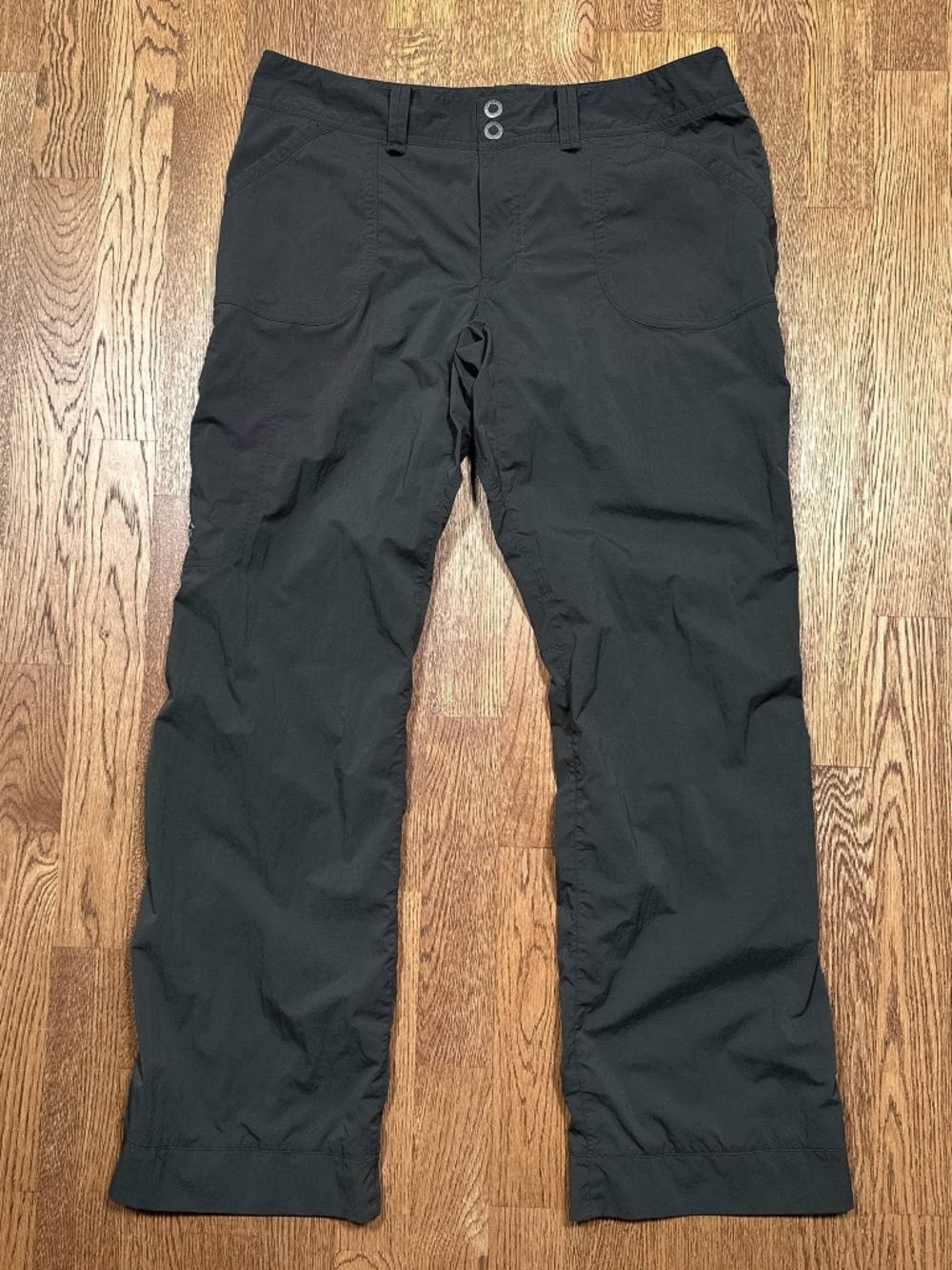 Arc'teryx Parapet Hiking Trekking Nylon Blend Straight Leg Pants Gray Womens 10